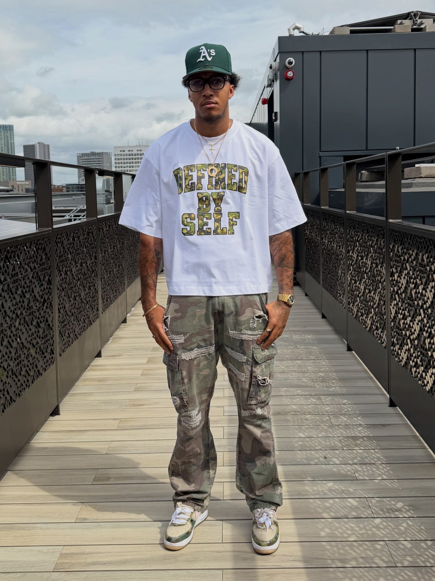 ‘DEFINED BY SELF’ T-SHIRT WHITE
