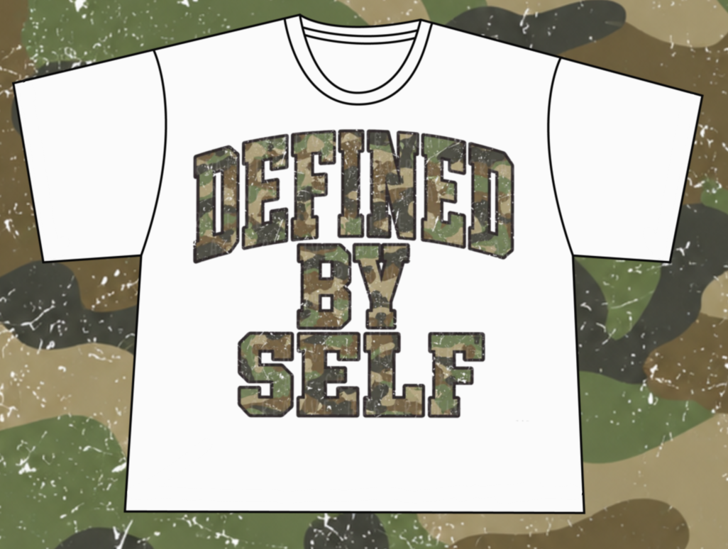 ‘DEFINED BY SELF’ T-SHIRT WHITE